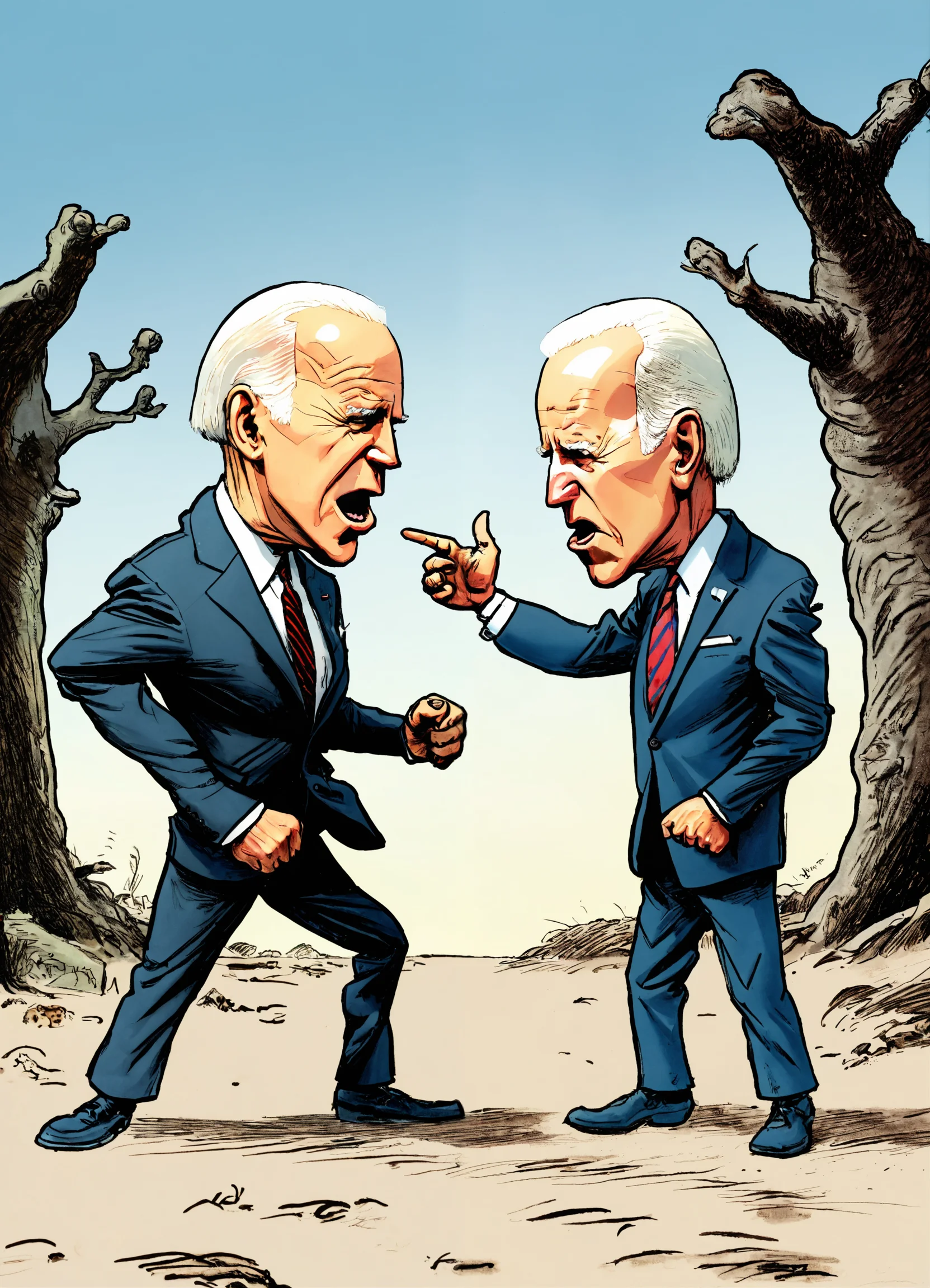 A cartoon of Joe Biden threatening Joe Biden (3).png