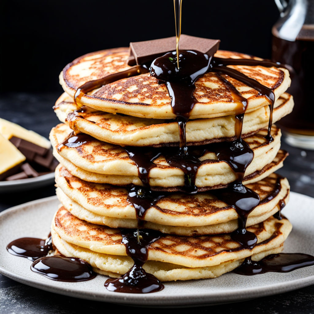 a-stack-of-cheese-pancakes-maple-syrup-chocolate-syrup.jpeg