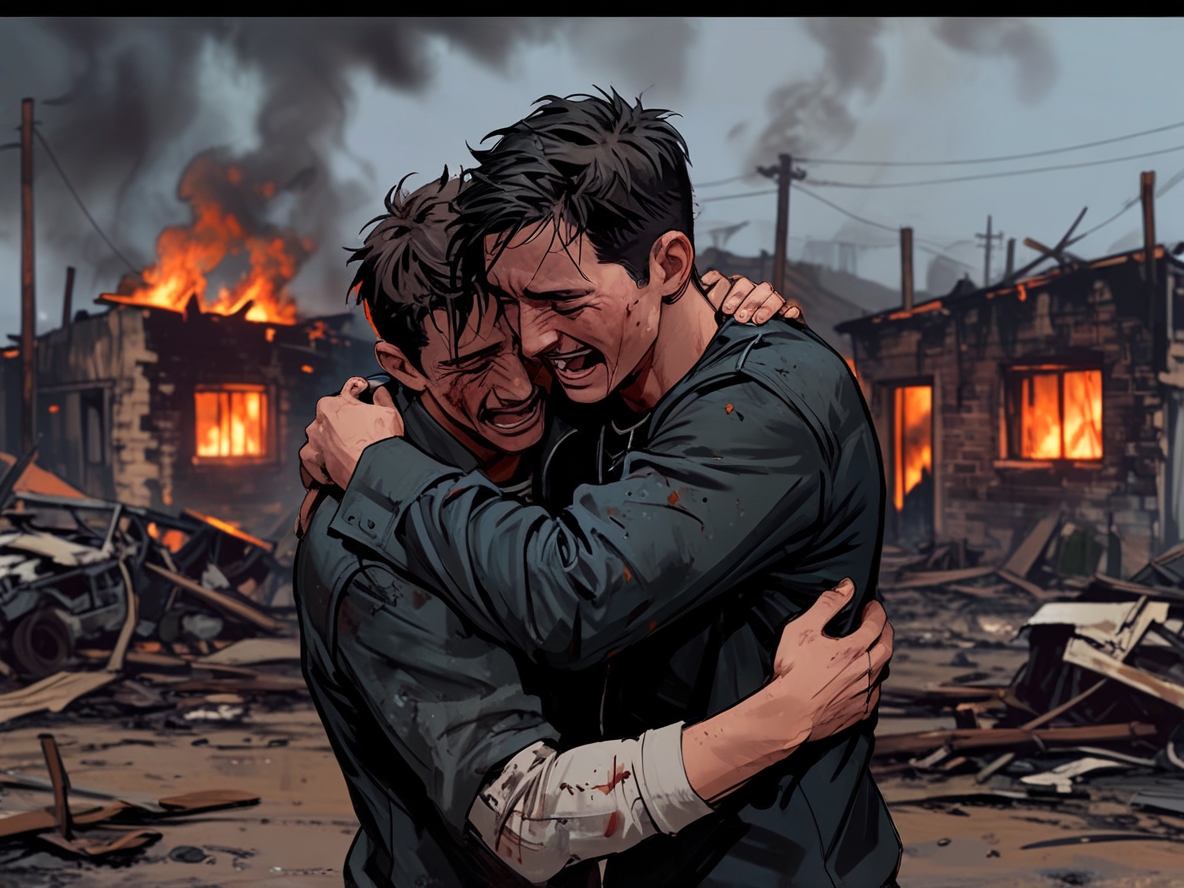 Default_2_male_friends_hugging_and_crying_in_each_others_arms_2.jpg