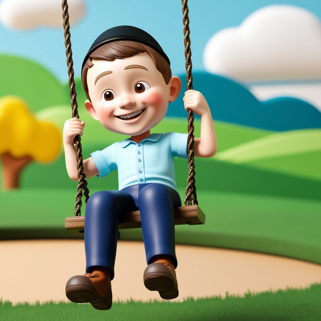 Default_3D_digital_illustration_of_a_young_boy_swinging_on_a_s_2.jpg