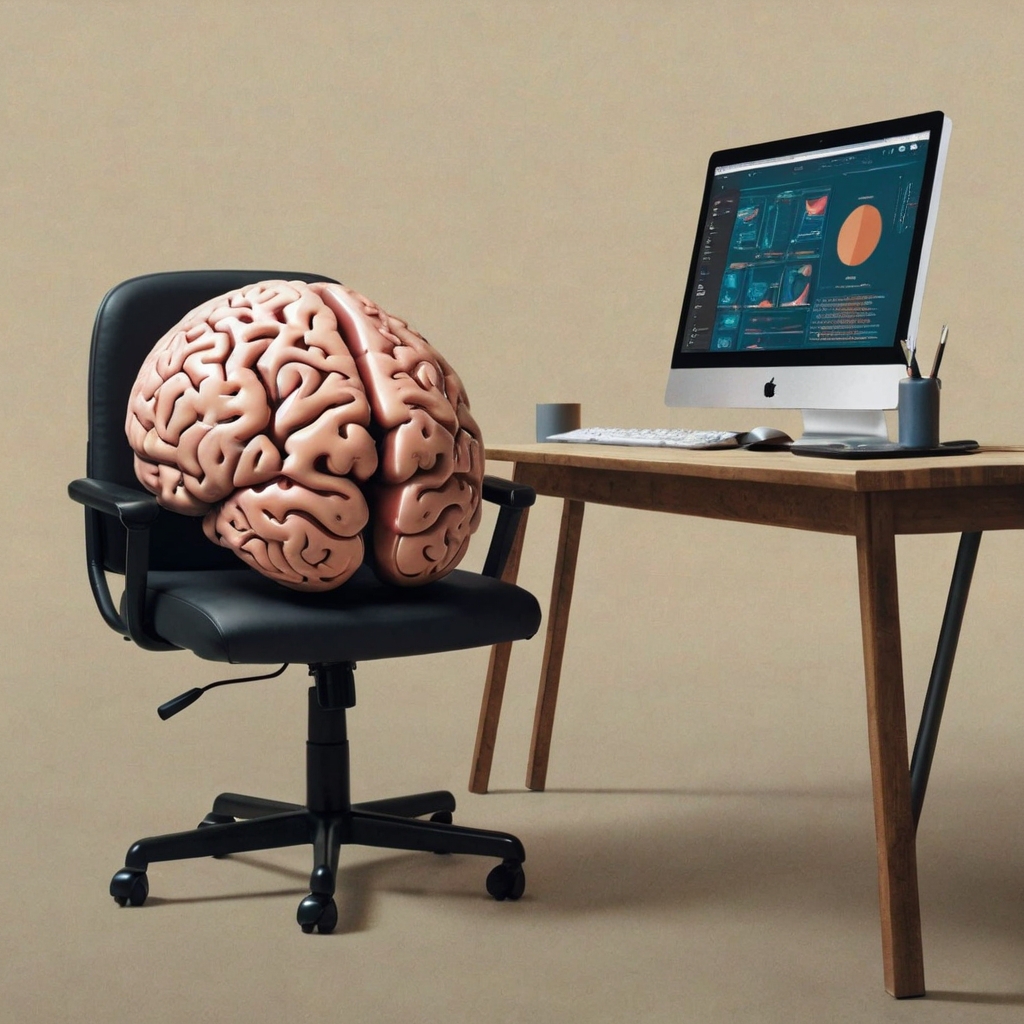 Default_A_brain_is_on_a_chair_next_to_a_computer_desk_with_a_c_1.jpg