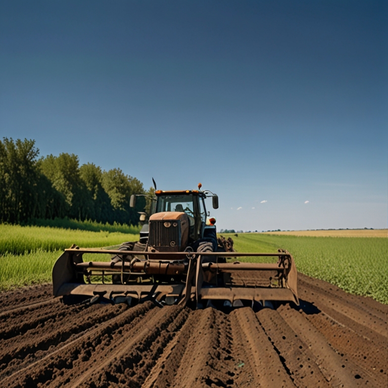 Default_A_plow_plows_furrows_in_a_field_in_the_background_of_g_0.jpg