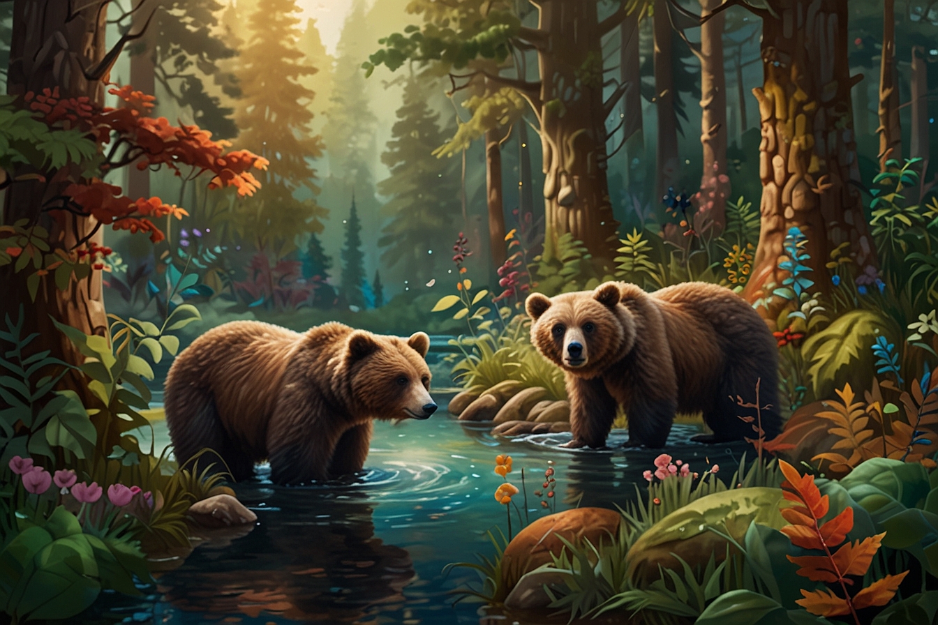 Default_A_whimsically_vibrant_forest_scene_teeming_with_bears_3.jpg