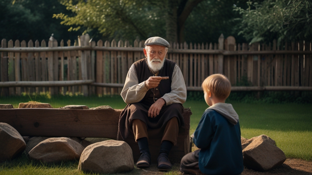 Default_An_old_man_dressed_in_medieval_clothes_is_sitting_on_a_3.jpg