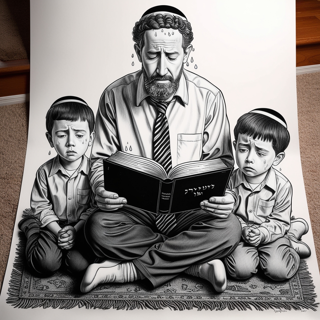 Default_black_and_white_pencilA_Jewish_father_and_his_two_sons_1.jpg