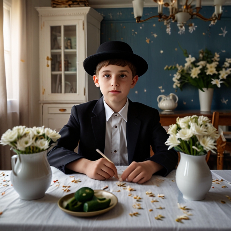 Default_Cute_love_flowers_an_ultraOrthodox_boy_sits_at_a_table_2.jpg