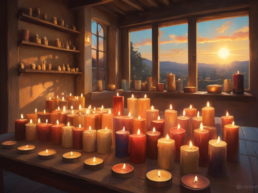 Default_Many_candles_are_placed_on_a_table_like_a_shop_and_the_3.jpg