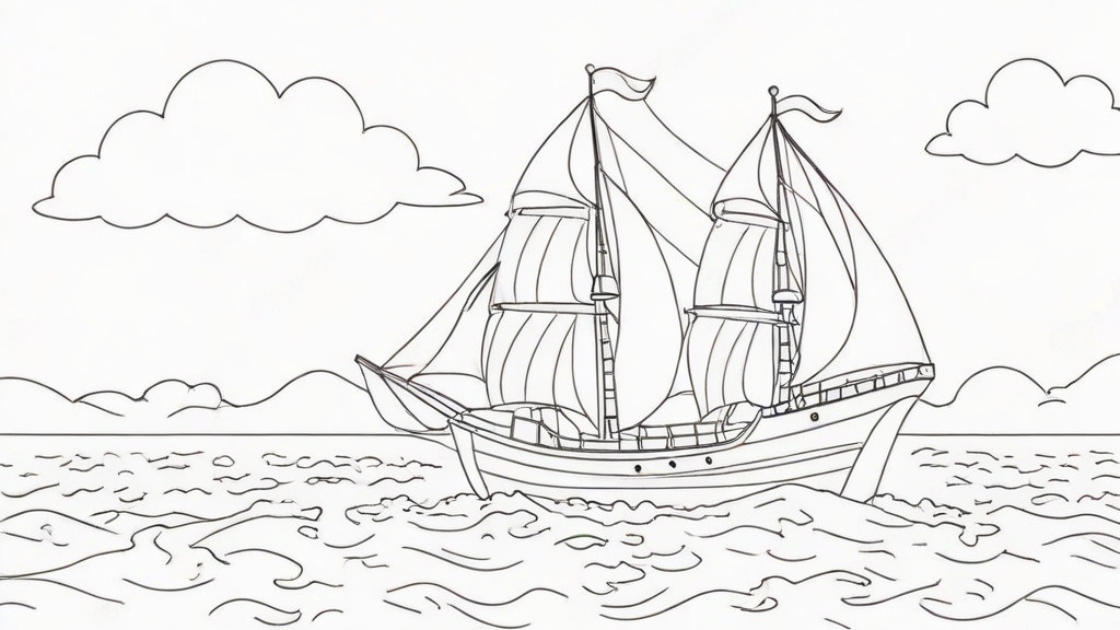 Default_Please_draw_for_me_in_simple_lines_a_ship_sailing_in_t_1.jpg