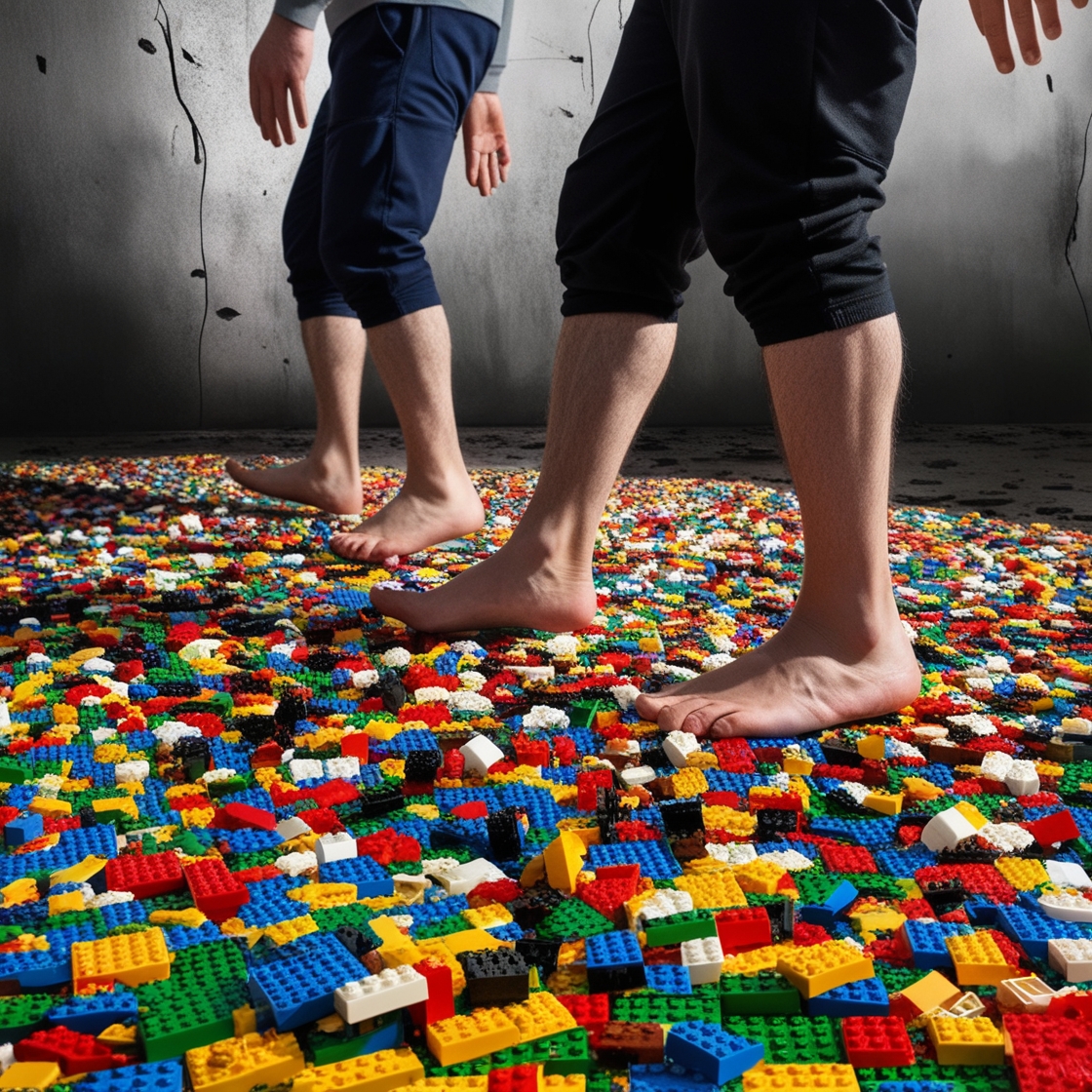 Leonardo_Phoenix_Masked_individuals_walking_barefoot_across_a_0.jpg