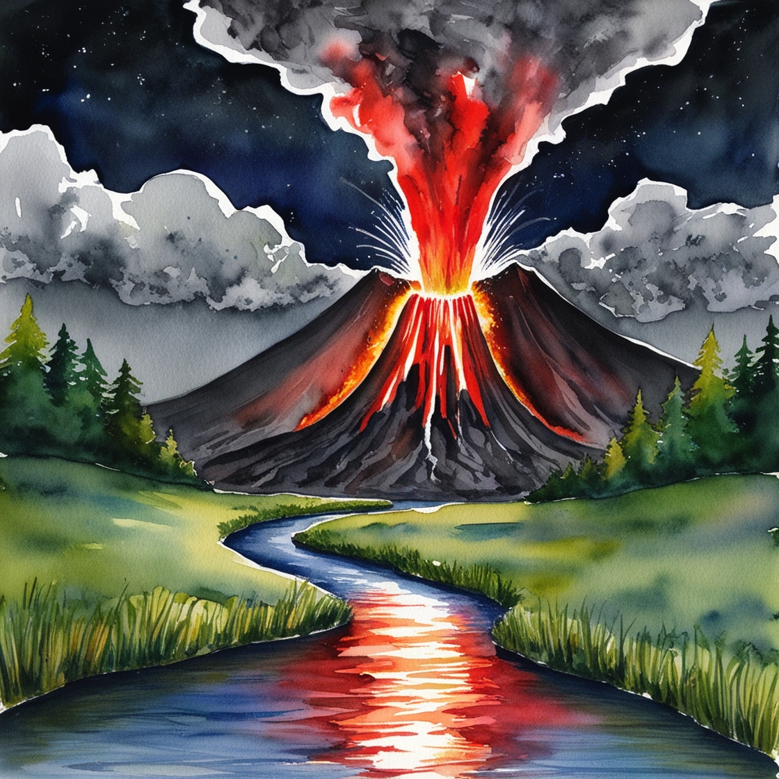 Leonardo_Phoenix_Watercolor_painting_of_a_volcano_erupting_at_1.jpg