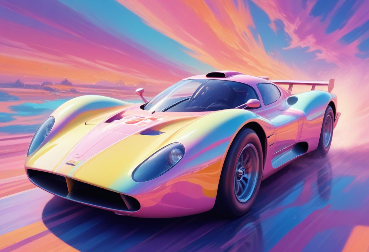 pikaso_texttoimage_surreal-and-dreamlike-racing-car-saturated-pastel-.jpeg