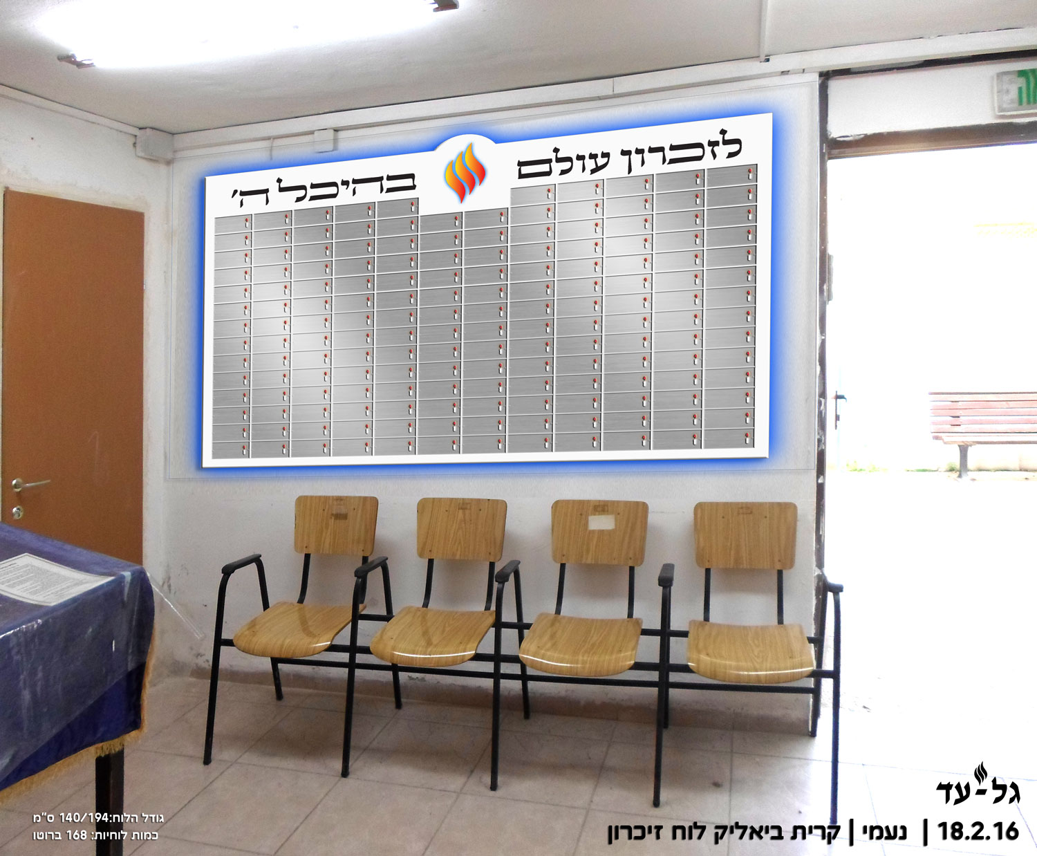 קרית ביאליק לוח זכרון