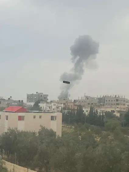 דיווח בעזה: תחנת המשטרה בחאן יונס הופצצה